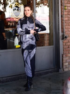 Two Piece Black Peter Pan Collar Co-Ord Set