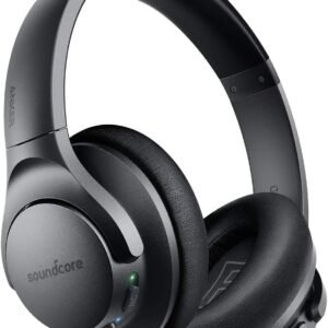 Soundcore Life Q20 Hybrid Active Noise Cancelling Headphones, Wireless Over Ear Bluetooth Headphones, 40H Playtime