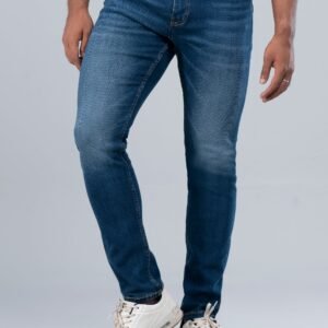 Slim Fit Mid Blue Jeans