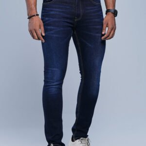 Skinny Fit Dark Blue Jeans