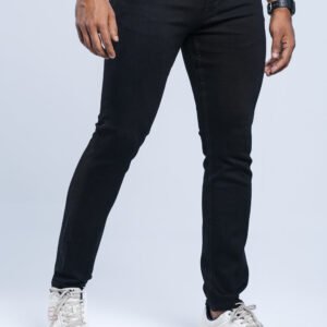 Slim Fit Black Selvedge Jeans