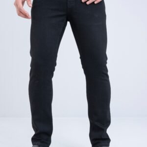 Straight Fit Black Selvedge Jeans