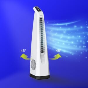 Kirdaram Surround Junior | Compact Bladeless Tower Fan