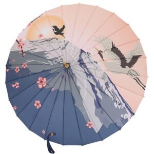 Kr  Bright Seagull, Chinese Canopy Style Rain and All season Umbrella