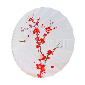 Kr  Cherry Blossom , Chinese Canopy Style Rain and All season Umbrella