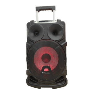 SFX 12 Trolley karaoke speaker with 2 Wiess Mic