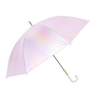 Kr  Lilac Holographic Glitter Rain Umbrella for Kids & Adults