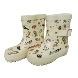 Kr  Mr. Woof Harlow ,  Flexible Rubber Rain Gumboots for Toddlers and Kids
