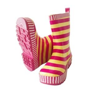 Kr  Ms. Alia Stripes Kids Gumboots