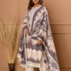 Cream Color Muslin Printed Suit