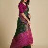 Women's Green Patola Saree