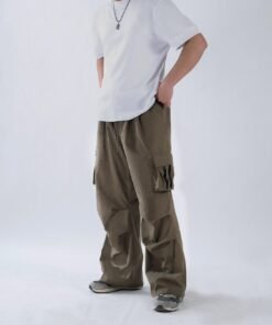 Men Off Duty Detail Flap Pocket Cargo Pant