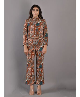 Hello Hi Maryam Multi & Maroon Jacket (Set of 2)
