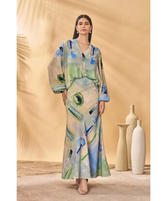 Hello Hi Multicolour Whirl Wind Trumpet Coord (Set of 2)