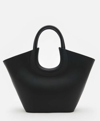 Hello Hi Women's Fabiola Leather Handbag- Black