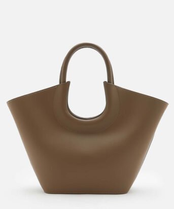 Hello Hi Women's Fabiola Leather Handbag- Brown