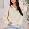 Sawyer Cream Lace V-neck Top