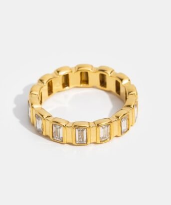 Gigi Square Crystal Ring