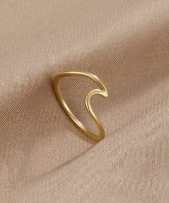 Imari Gold Wave Ring