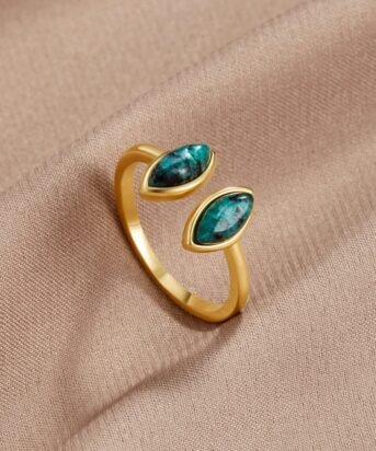 Jade Green Wrap Ring