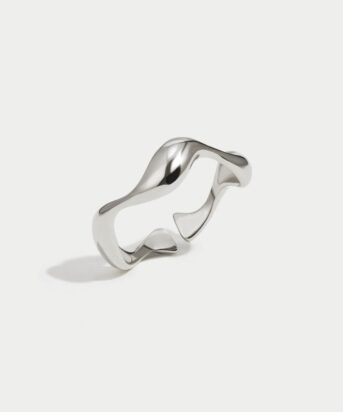 Silver Wave Ring
