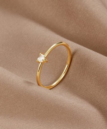 'Small Love' Crystal Heart Ring
